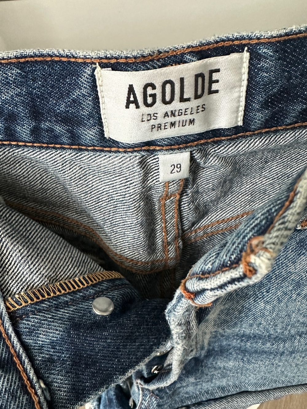 Agolde Parker Vintage Style Cut Off Shorts. Size 29.